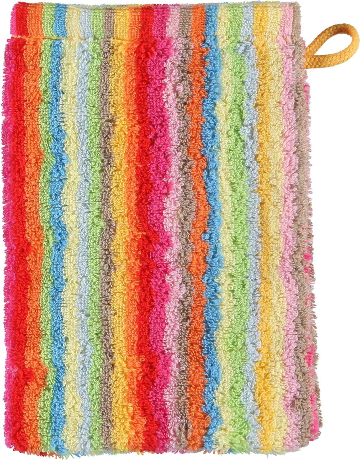 Rękawica kąpielowa Stripes 16 x 22 cm kolorowa