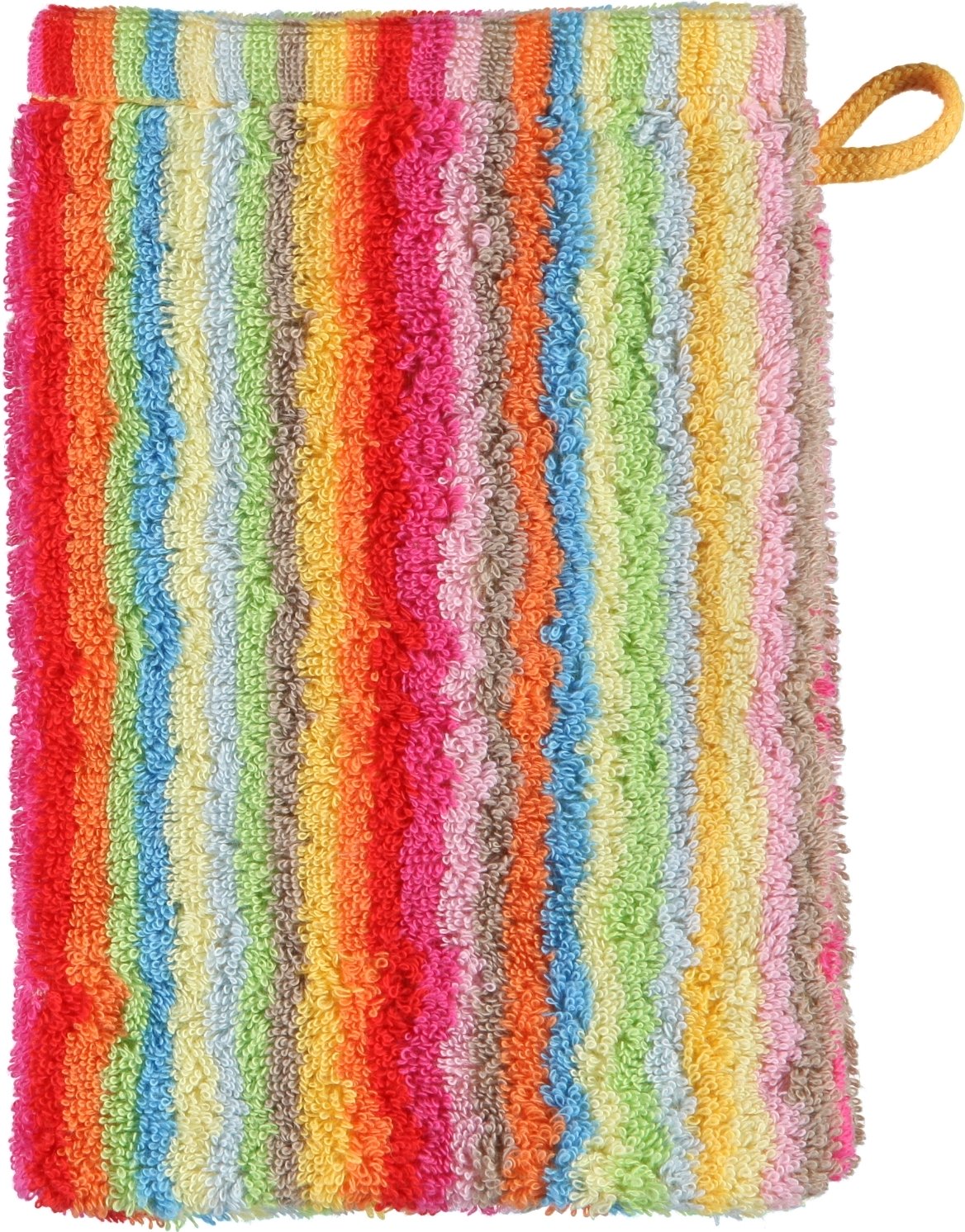 Rękawica kąpielowa Stripes 16 x 22 cm kolorowa
