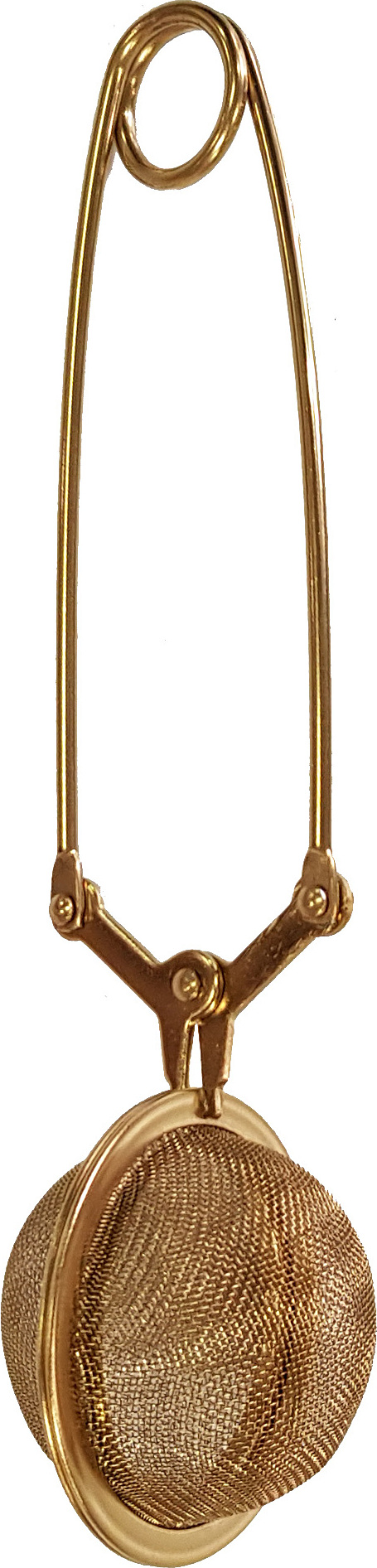 Zaparzaczka do herbaty Kusmi okrągła złota