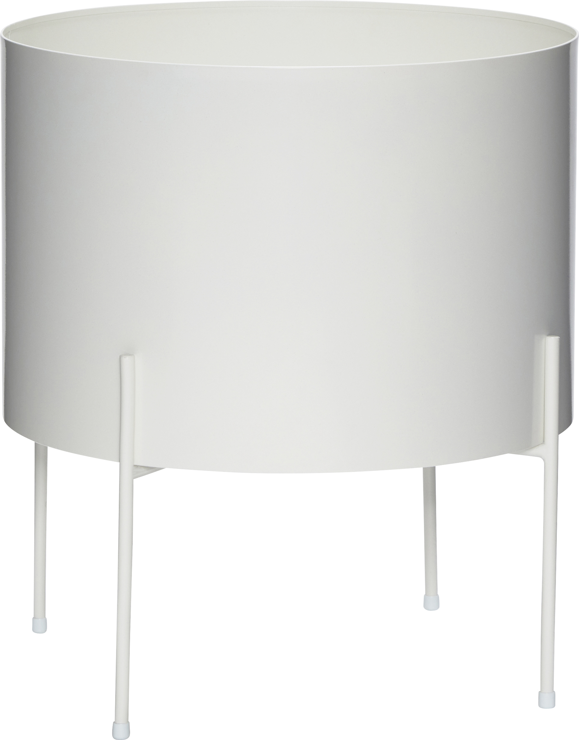 Kwietnik Airy 42 cm biały