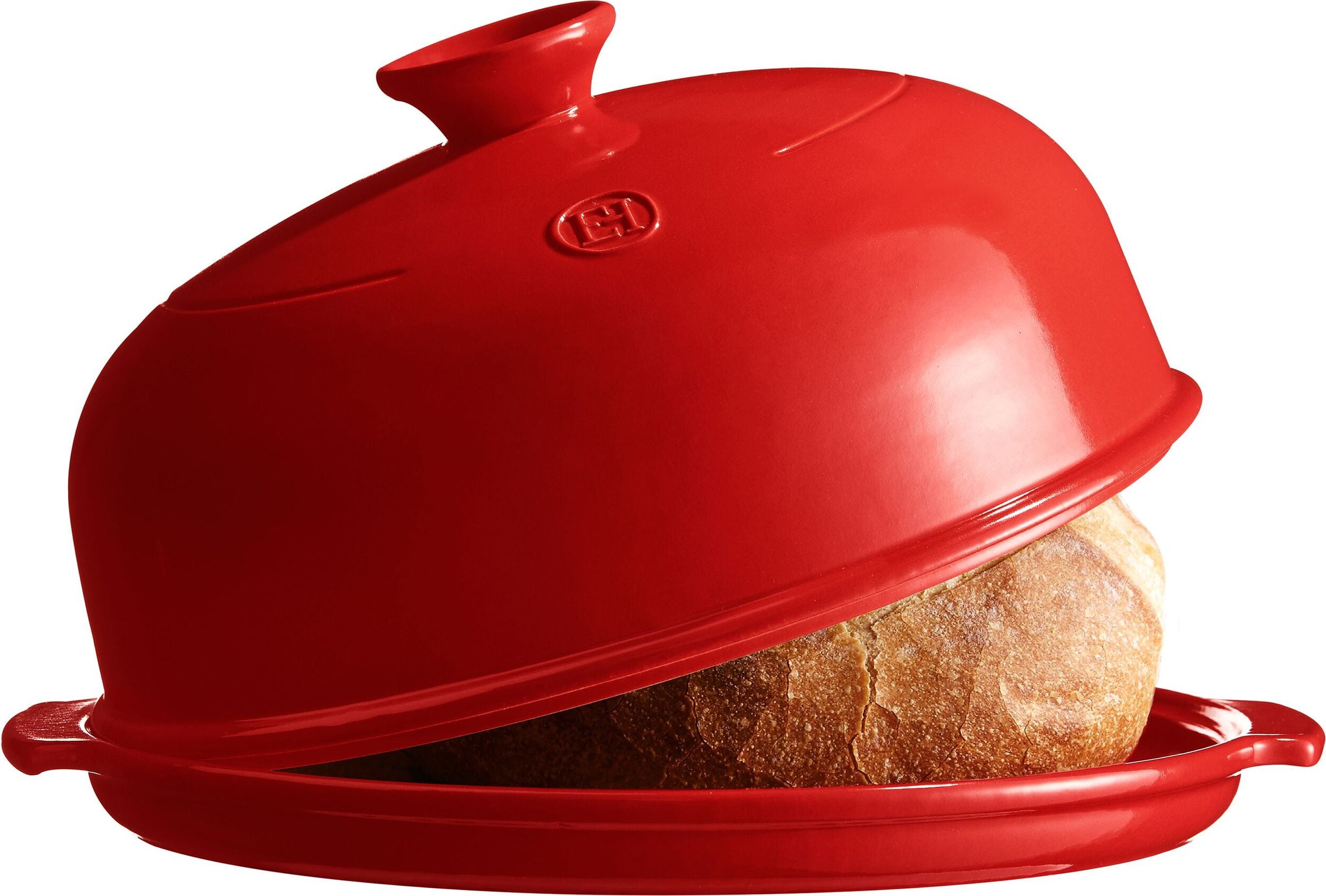 Forma do pieczenia chleba Emile Henry okrągła 2,5 l czerwona