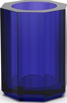 Kubek na szczoteczki do zębów Kristall ciemnoniebieski