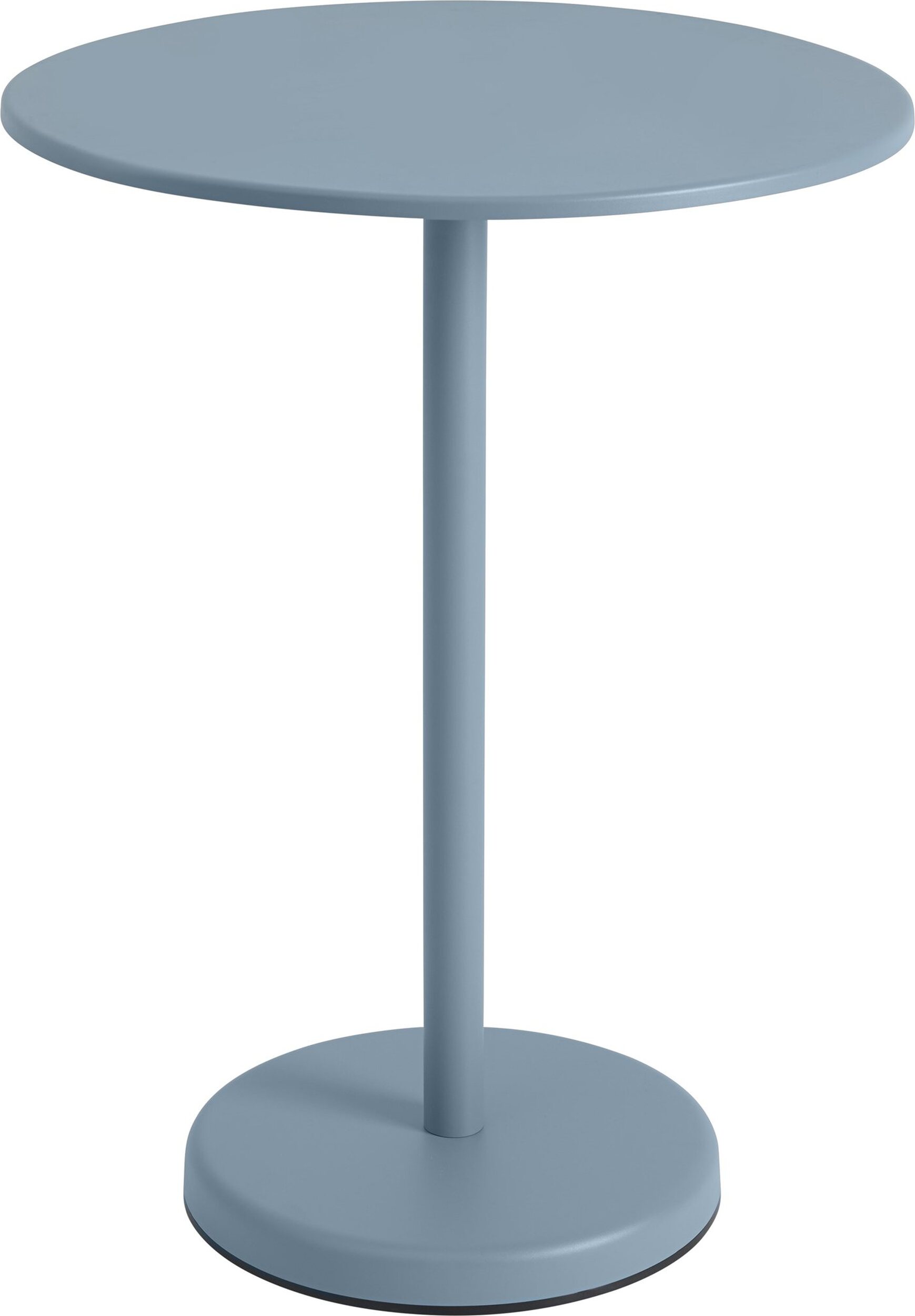 Stolik kawowy Linear okrągły 70 x 95 cm zgaszony błękit