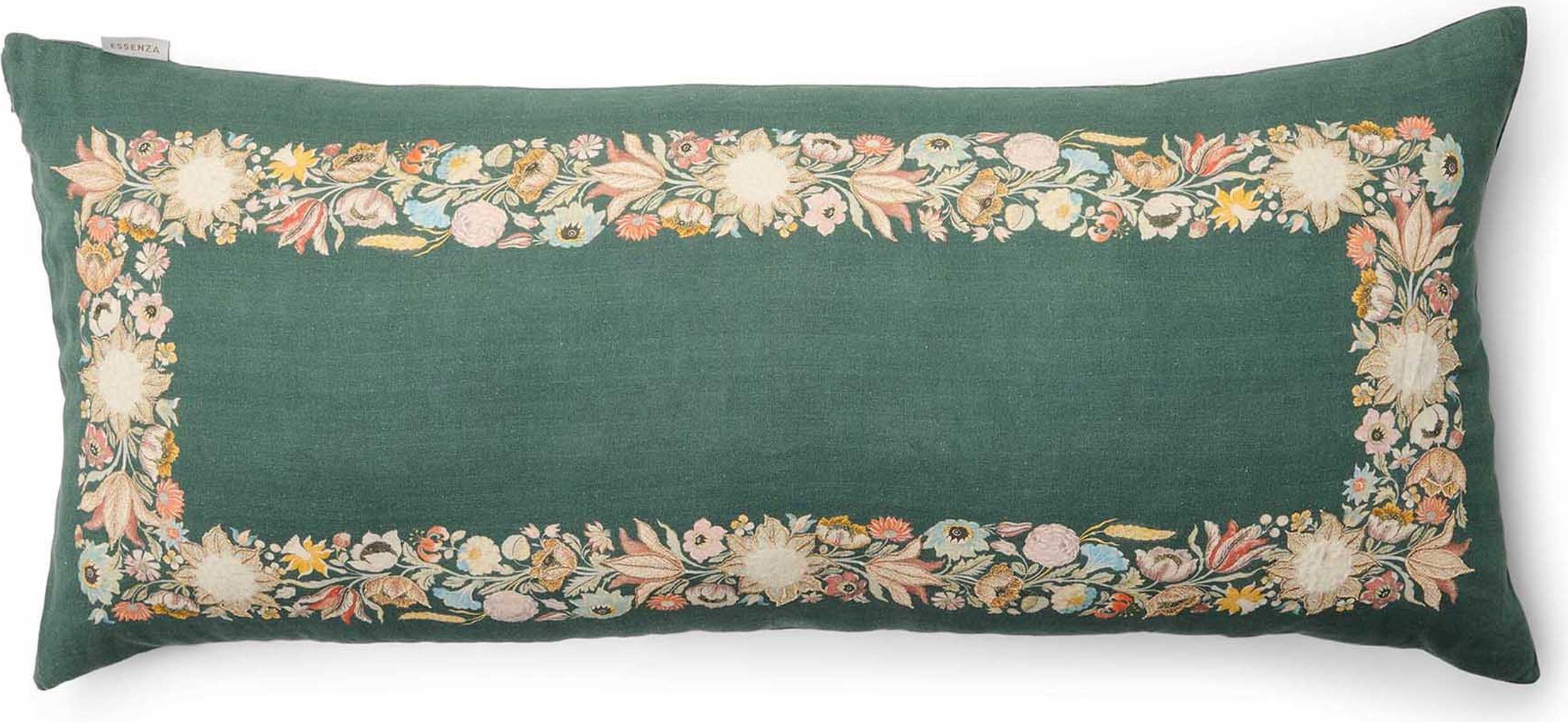 Poduszka dekoracyjna Veroniq 40 x 90 cm zielona