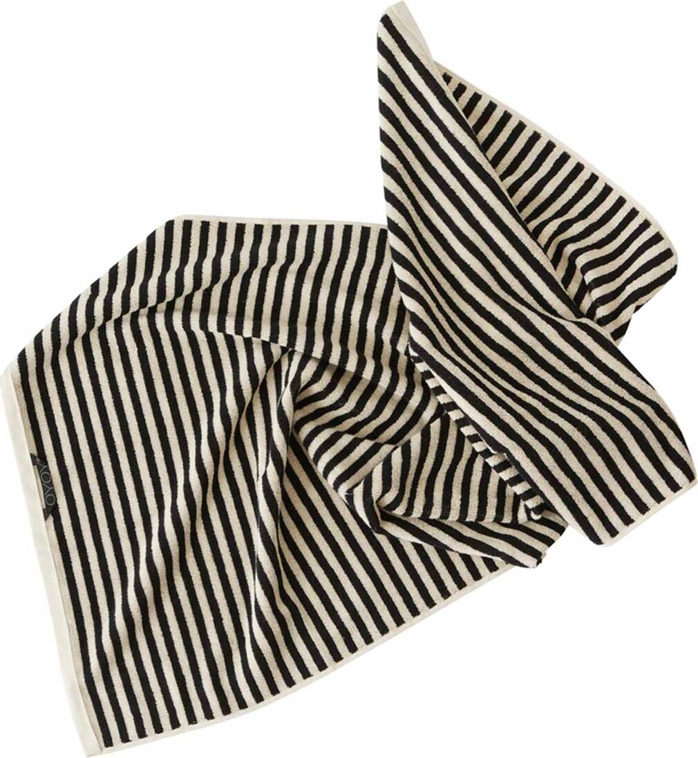 Ręcznik Raita 100 x 150 cm czarno-biały