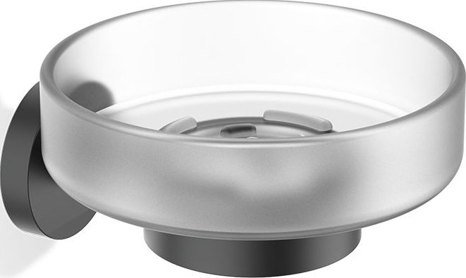 Mydelniczka Basic czarny mat ścienna