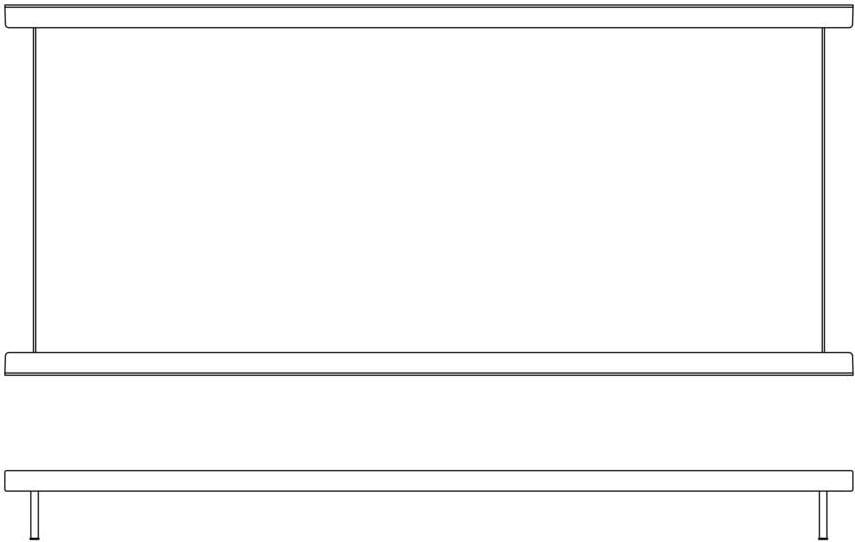 Rama do sofy modułowej In Situ 3 Seater Frame Configuraton 1