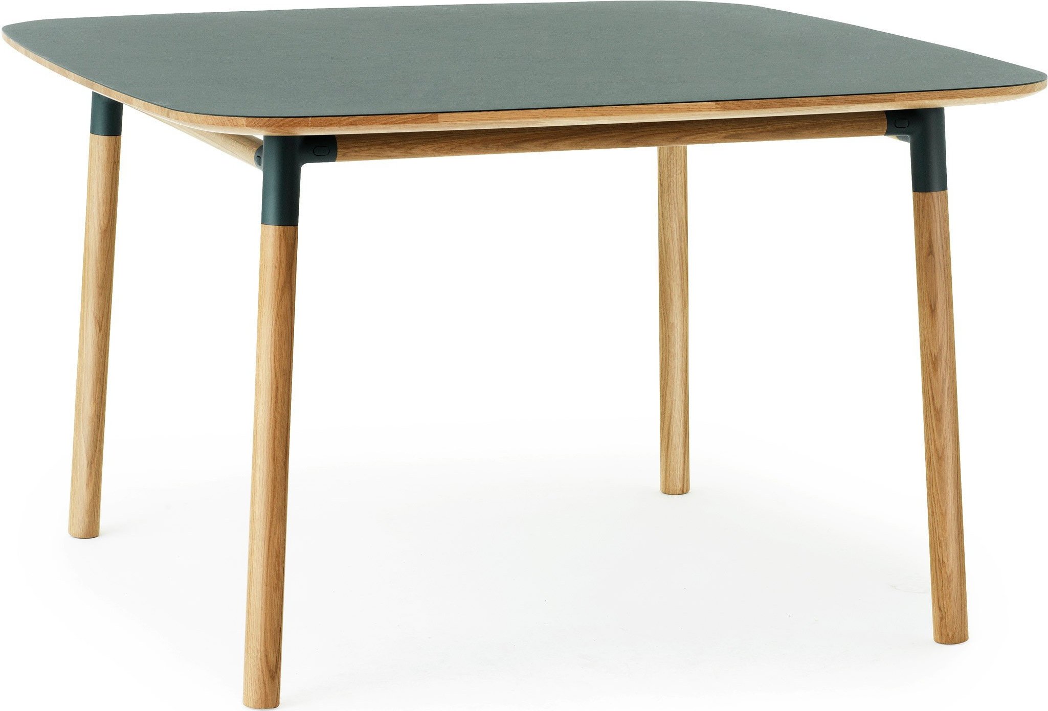 Stół Form 120x120 cm zielony