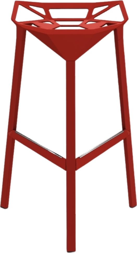 Stołek barowy Stool_One 84 cm czerwony