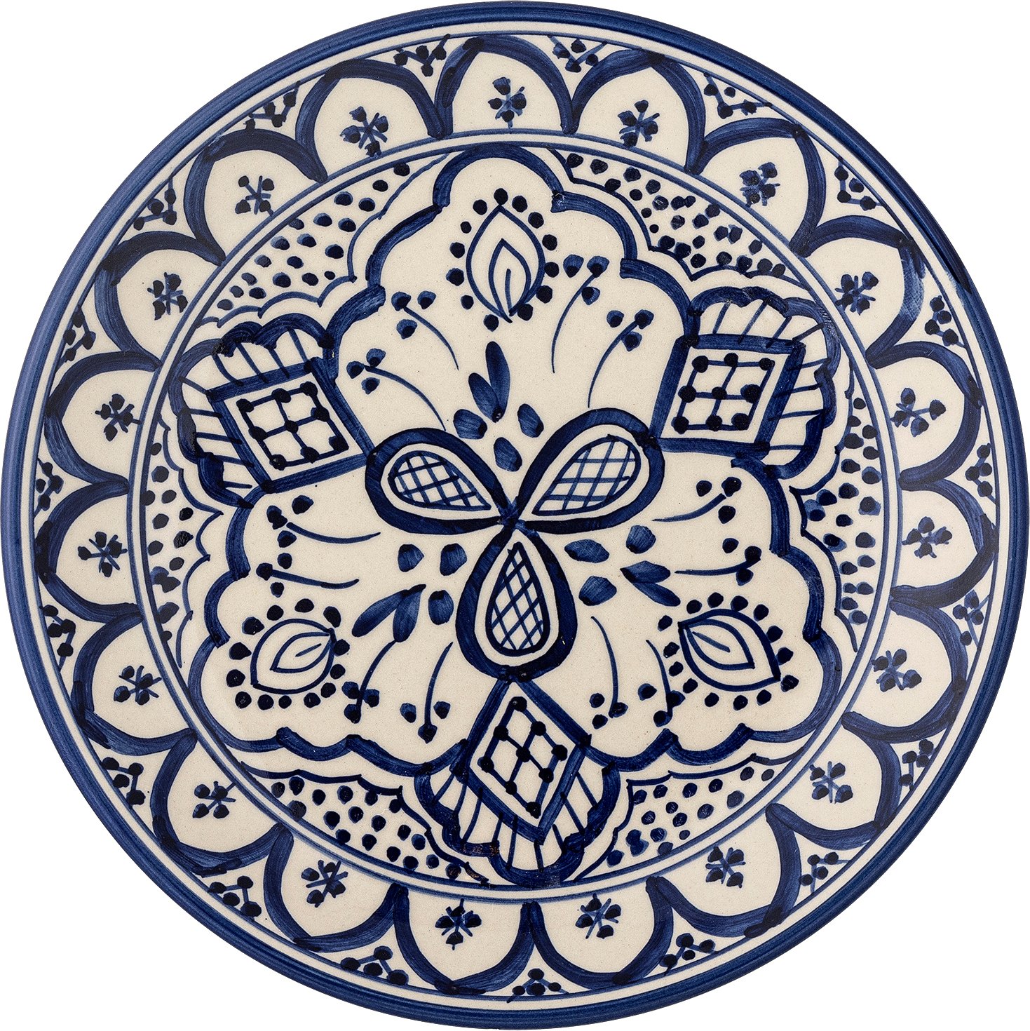 Talerz śniadaniowy Karlie 19 cm niebieski