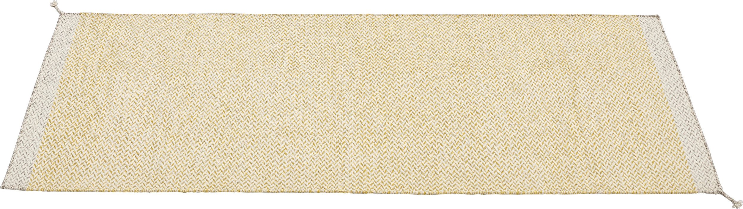 Dywan Ply 80 x 200 cm żółty