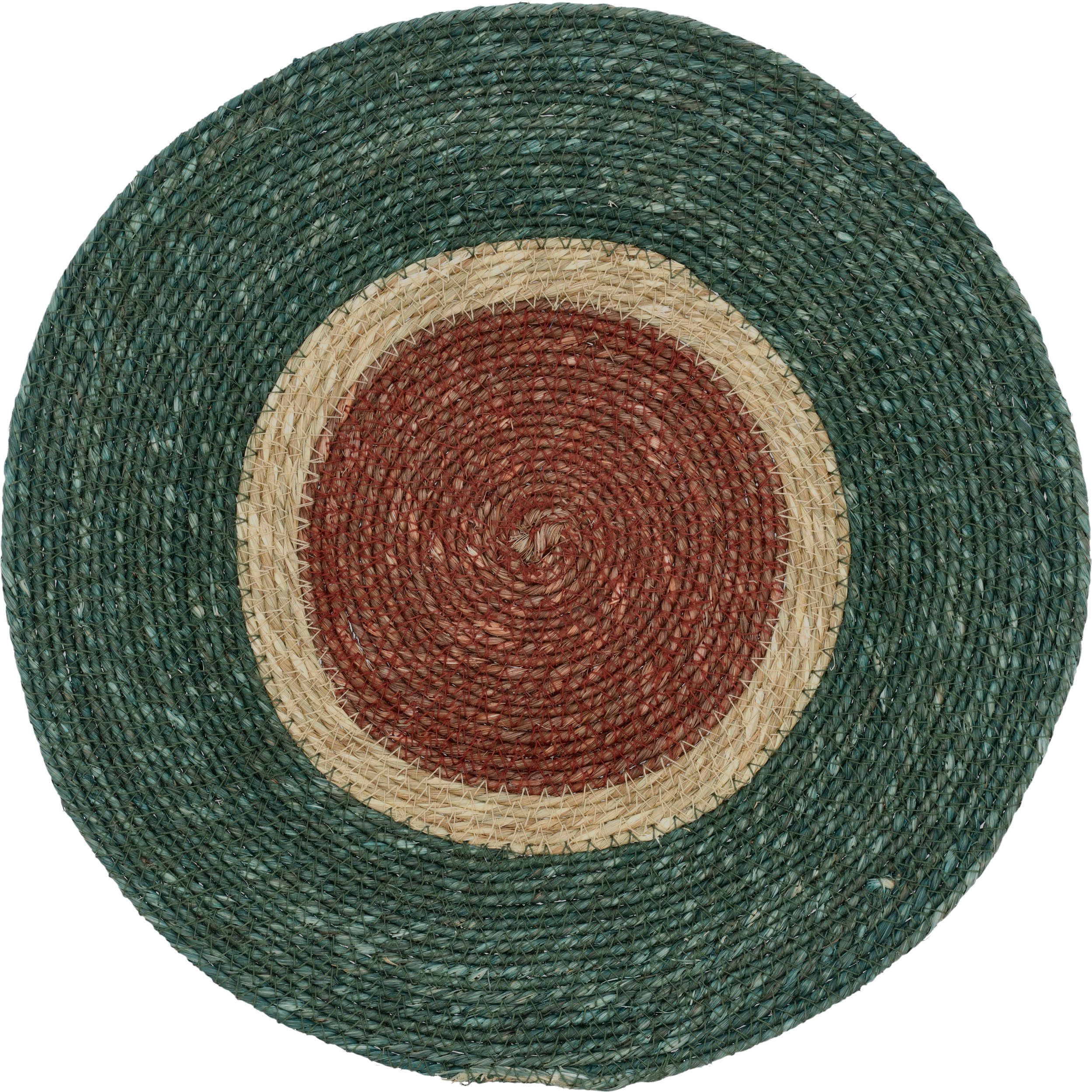 Podkładka pod talerz Sun 35 cm brązowo-zielona