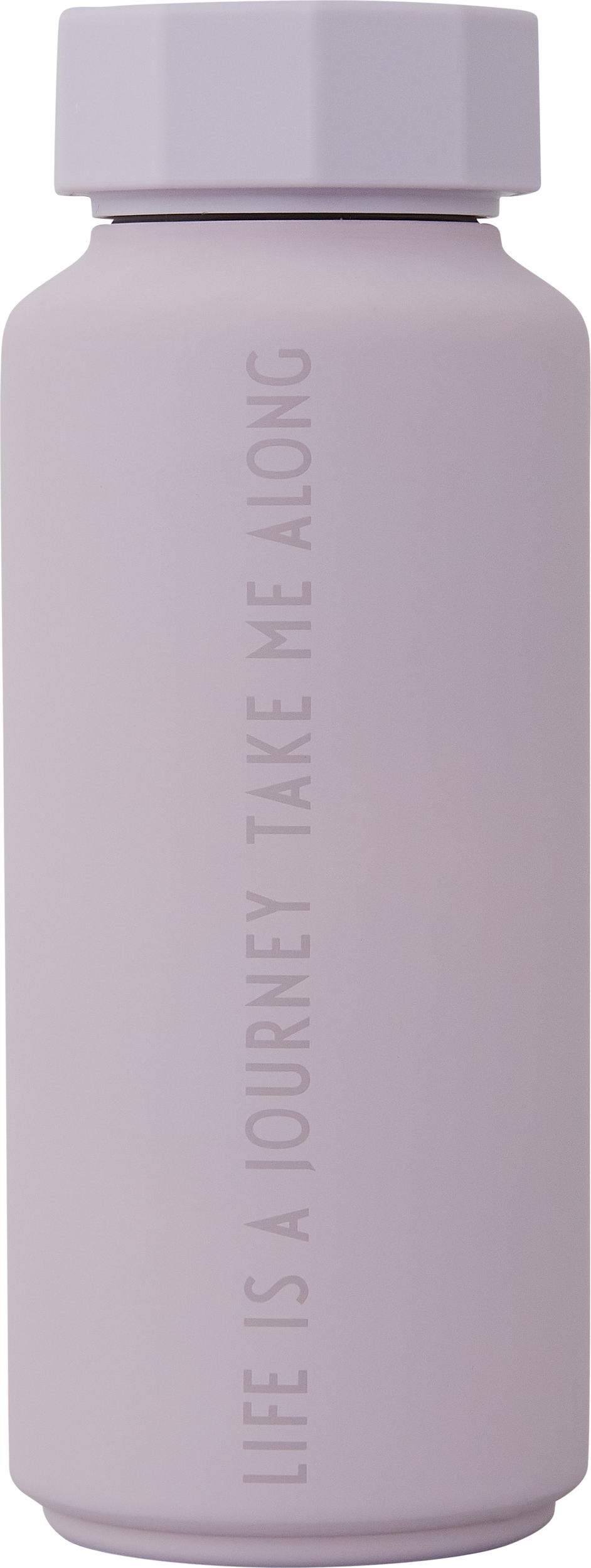 Butelka termiczna Tone-On-Tone Life is a Journey lawendowa