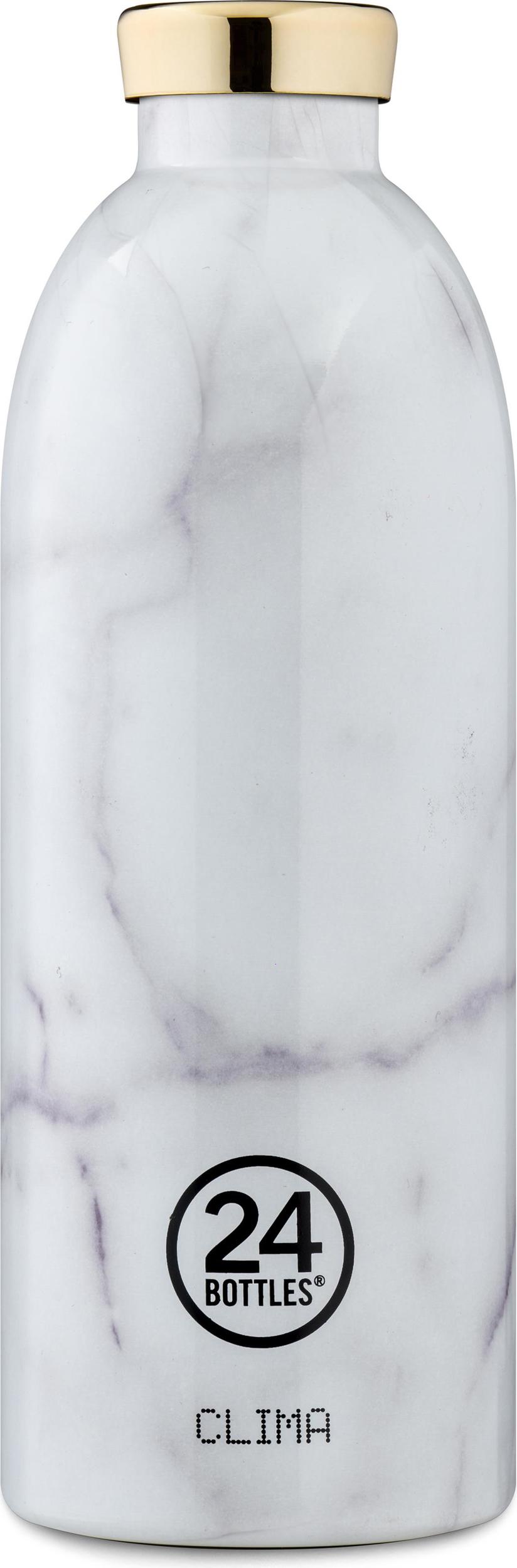 Butelka termiczna Clima Grand 850 ml biały marmur