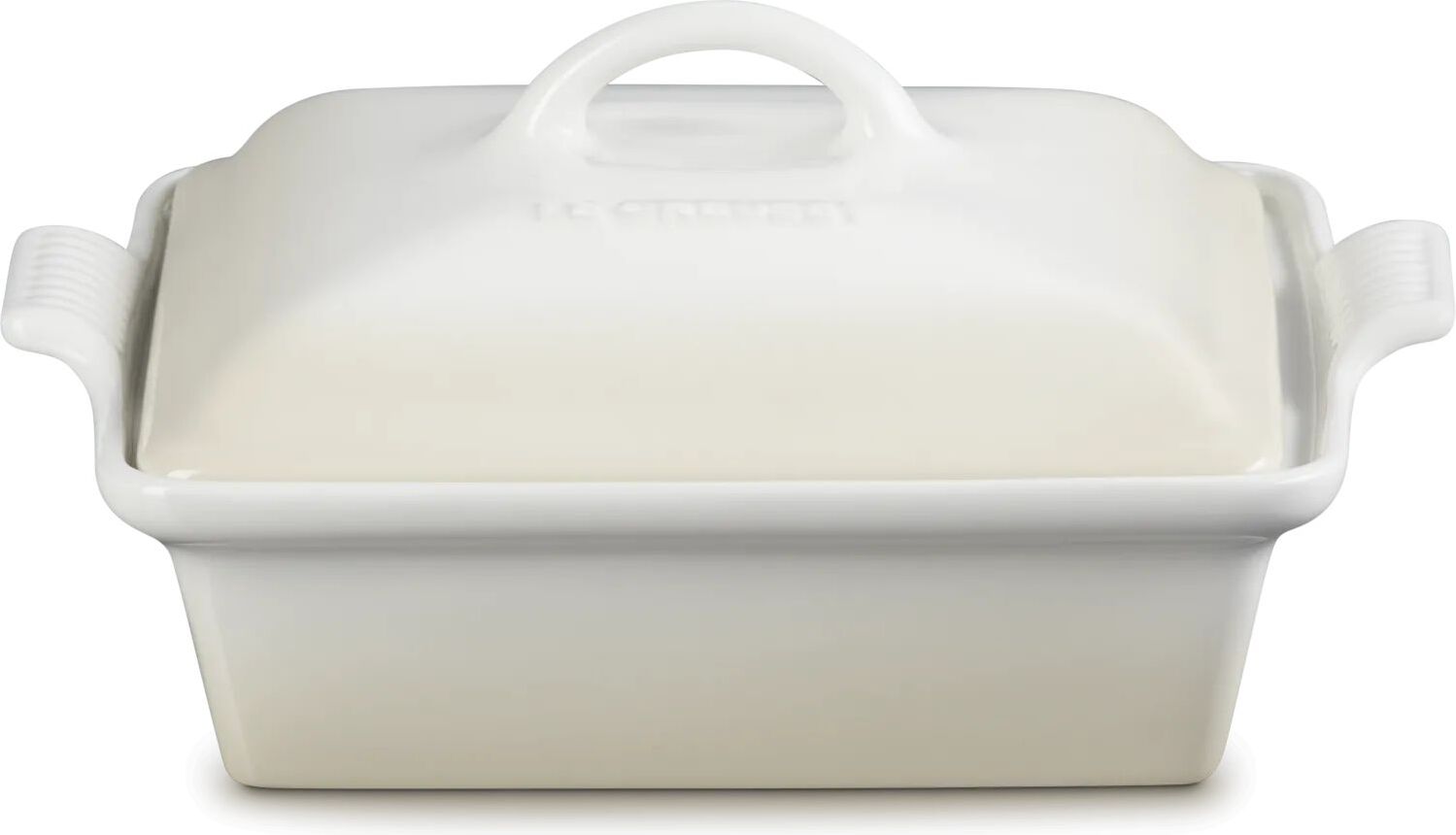 Forma do pieczenia Heritage kwadratowa 23 cm beżowa z pokrywką