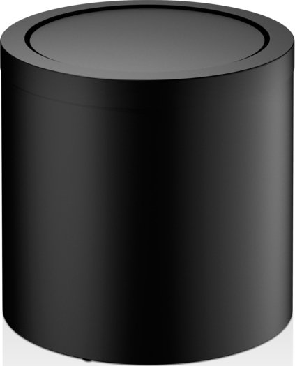 Kosz łazienkowy na śmieci Basic 21 cm czarny mat