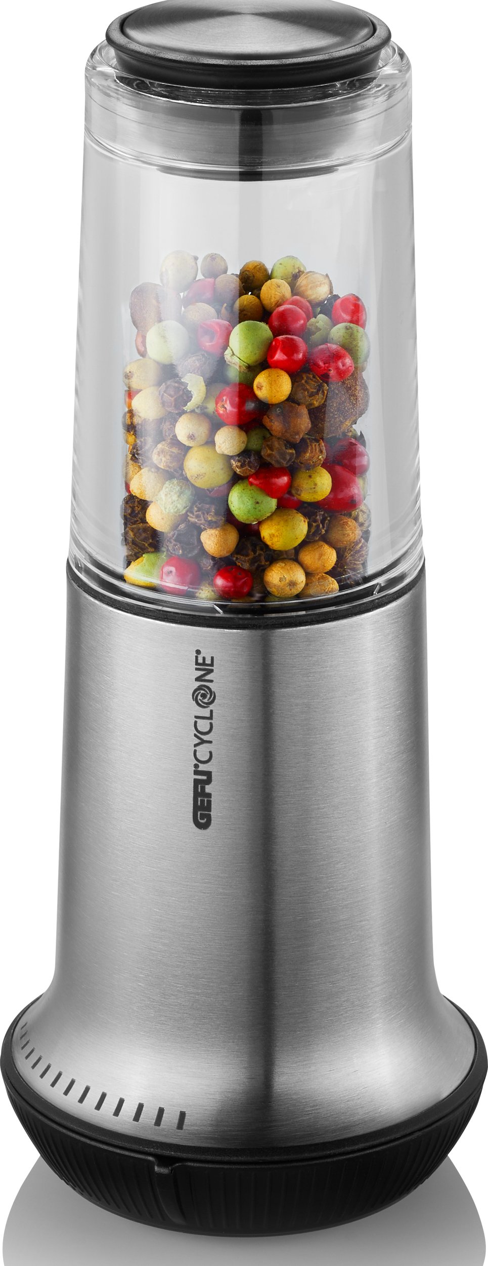 Młynek do soli lub pieprzu X-Plosion średni srebrny