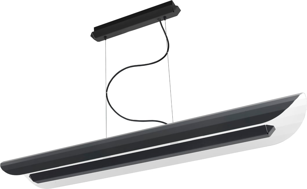 Lampa wisząca liniowa Apolin 120 cm czarna