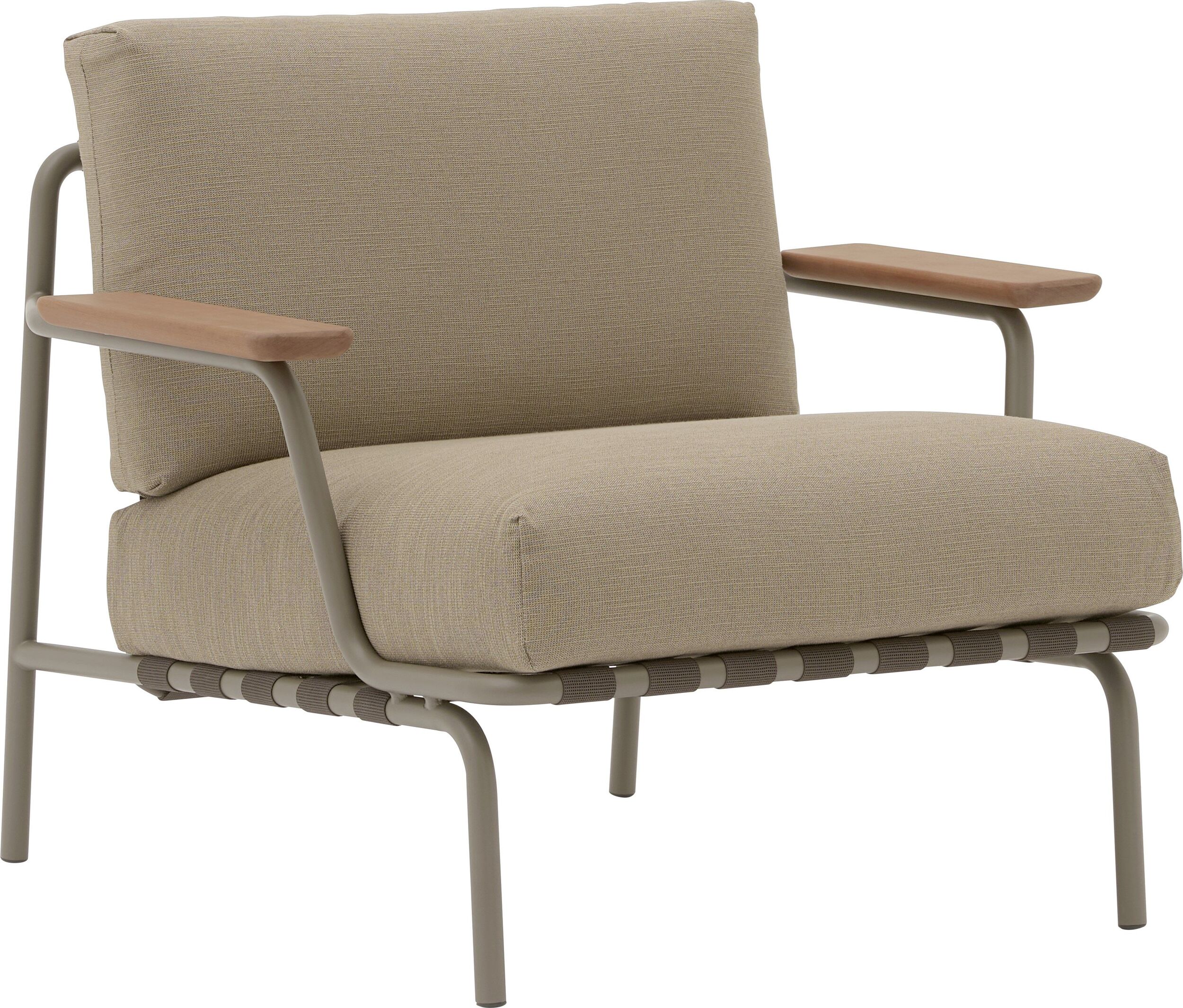 Fotel ogrodowy Settle brązowy