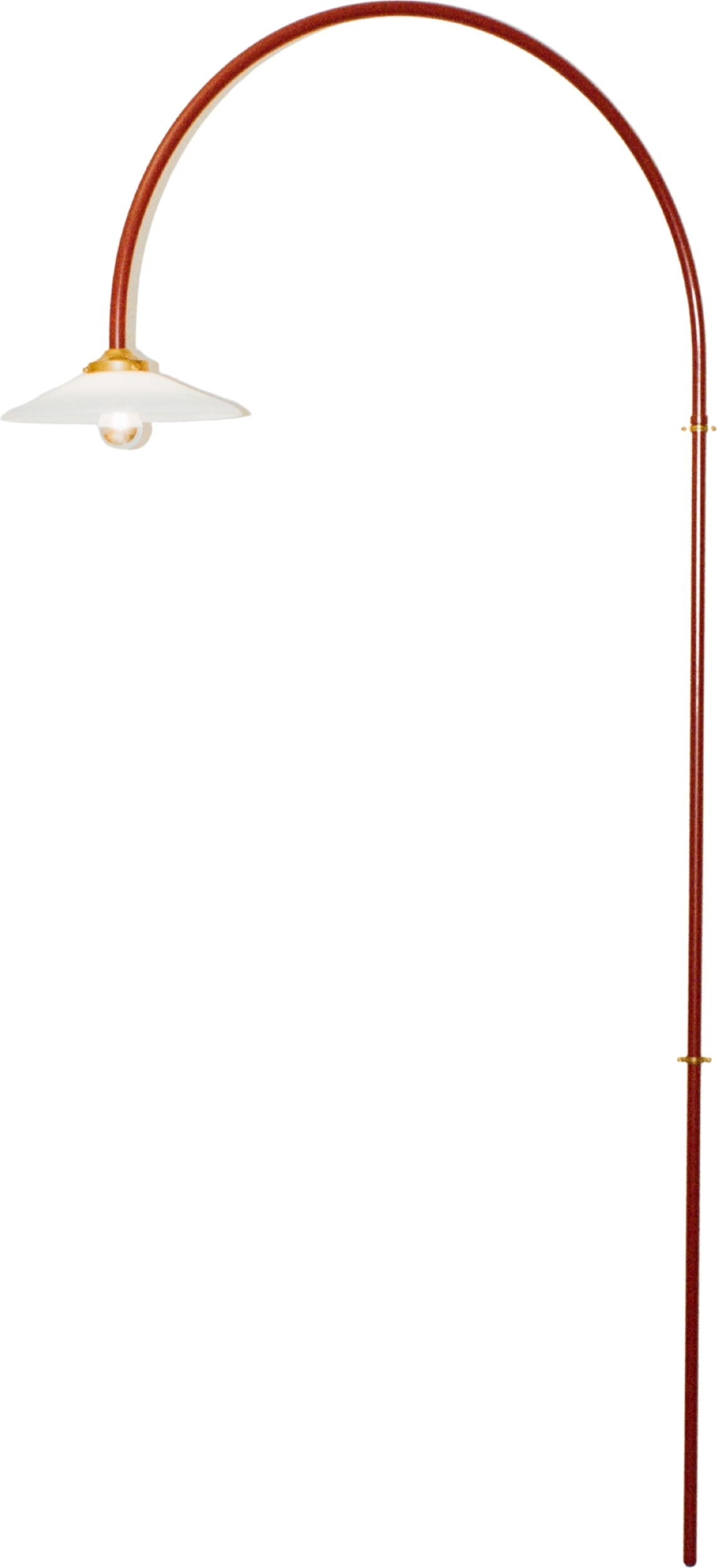 Lampa ścienna N°2 180 cm czerwona