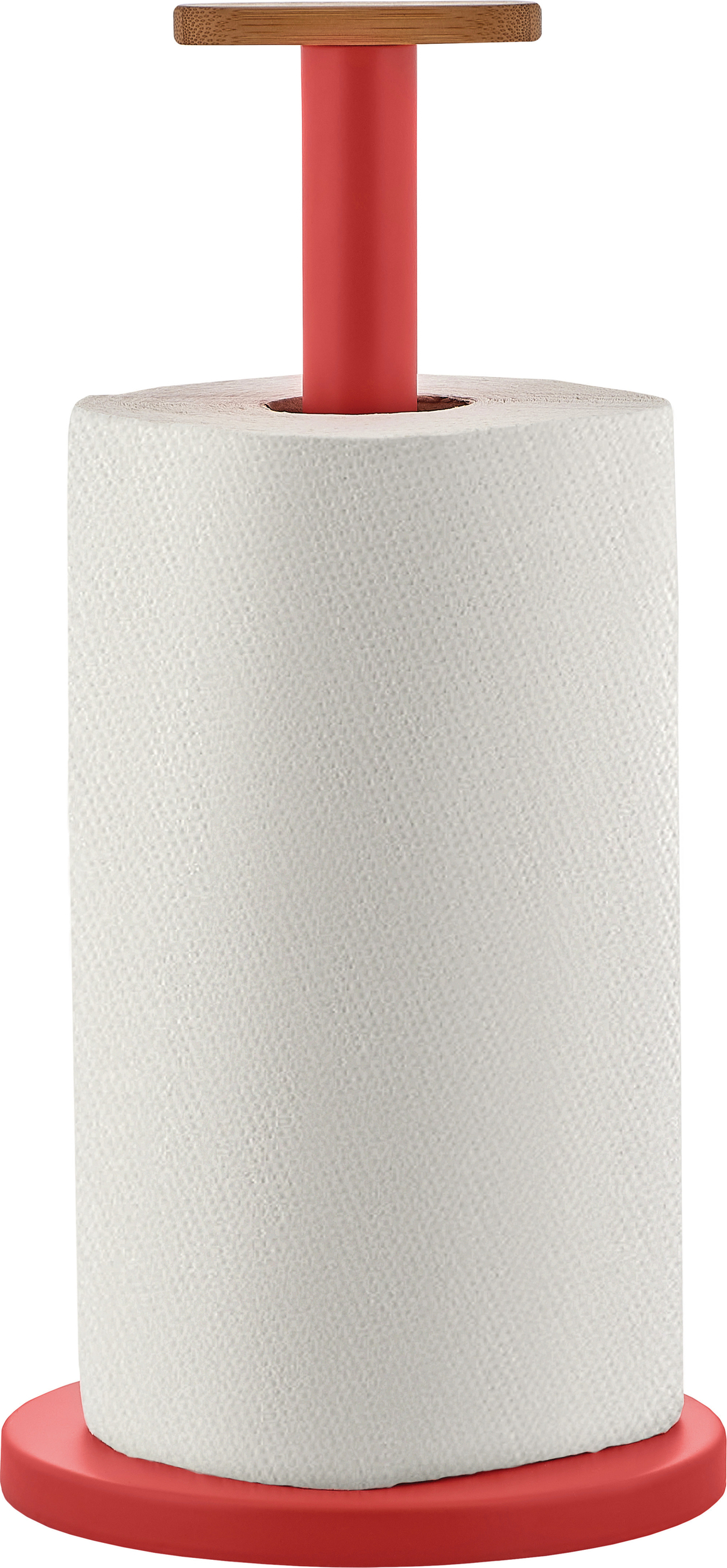 Stojak na ręcznik papierowy Mattina czerwony