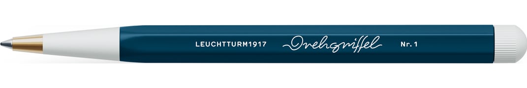 Długopis kulkowy z niebieskim tuszem Drehgriffel Nr. 1 ciemnoturkusowy