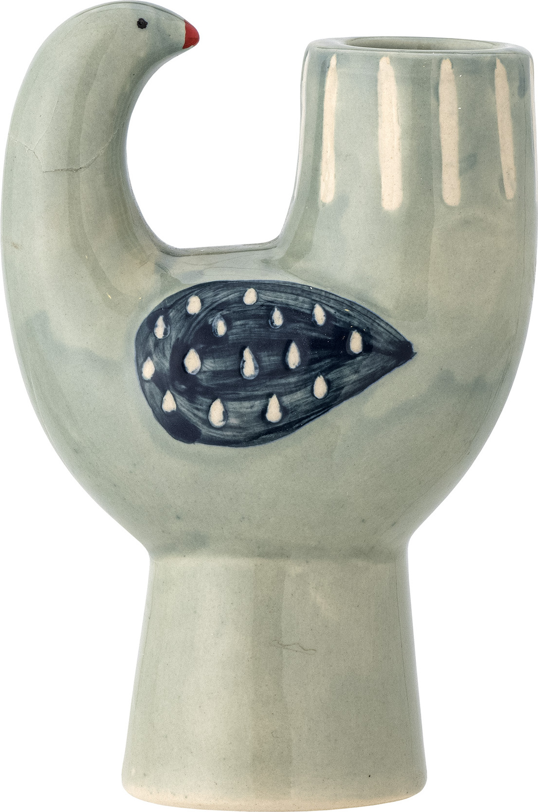 Świecznik Trudy zielony