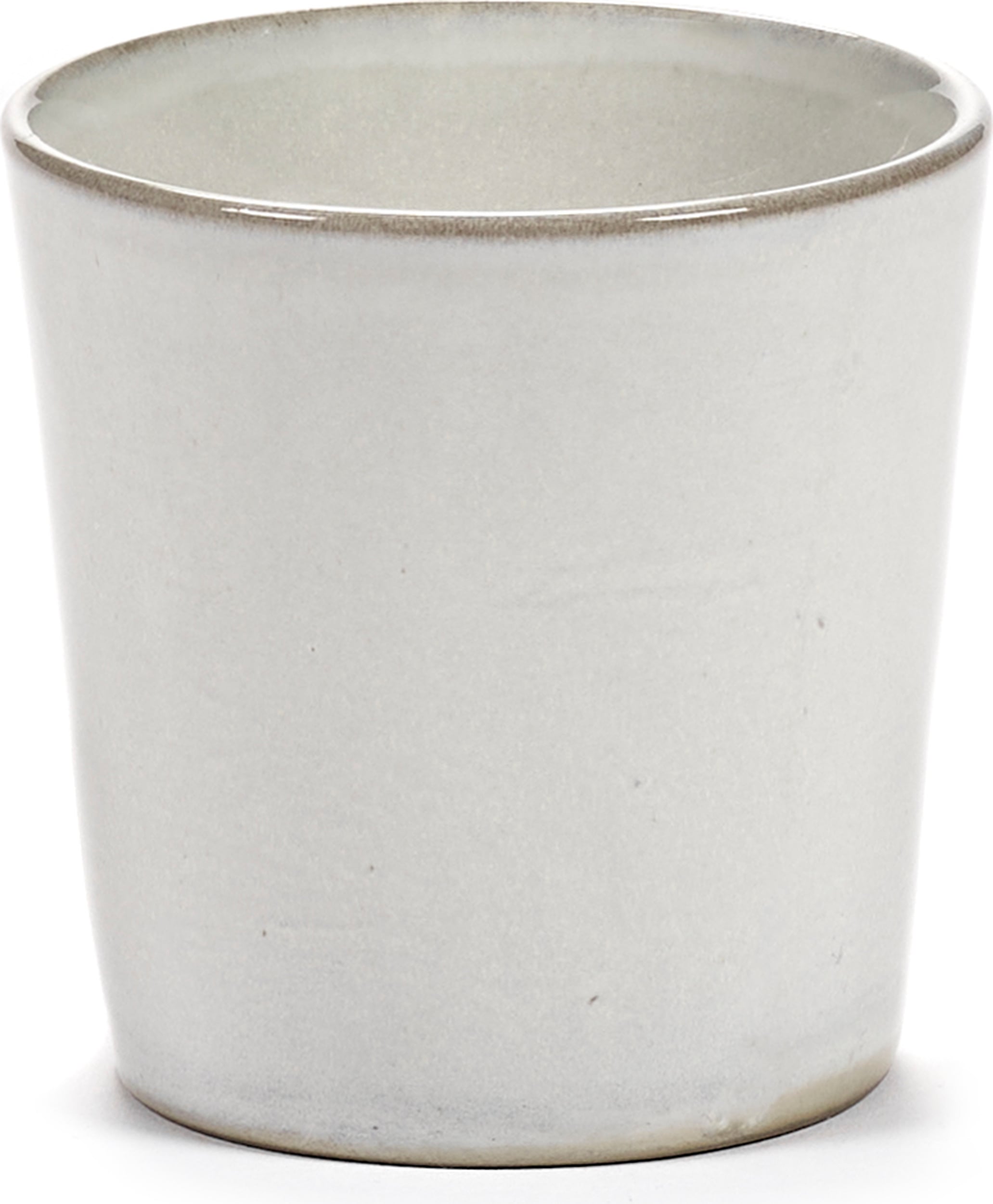 Kubek do kawy bez ucha La Mère 130 ml złamana biel