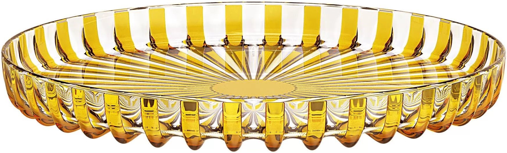 Taca do serwowania Dolcevita amber z recyklingu