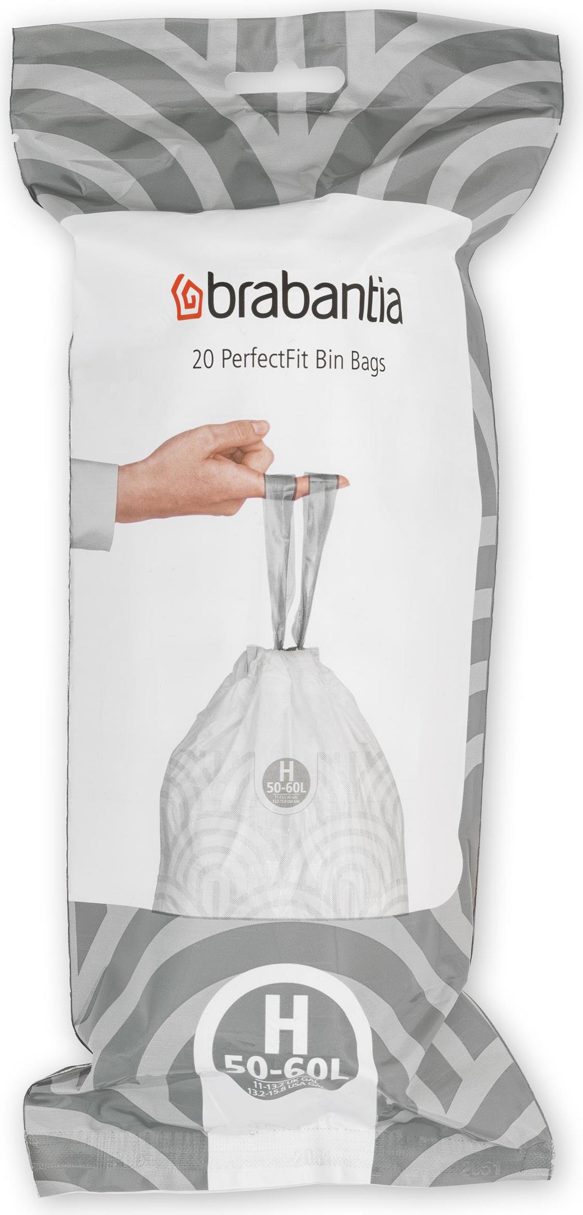 Worki na śmieci Brabantia PerfectFit rozmiar H 50-60 l 20 szt.