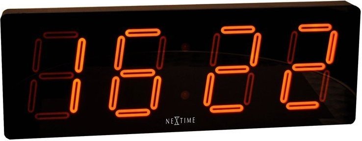 Zegar ścienny Big D czarny