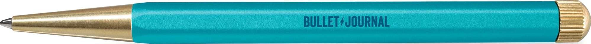 Długopis żelowy z czarnym tuszem Drehgriffel Nr. 1 Bullet Journal Edition turkusowy