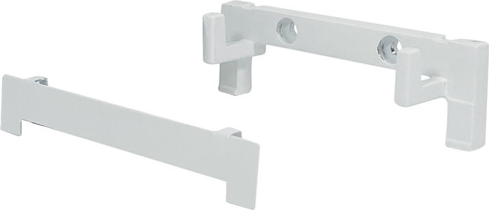 Uchwyt ścienny do lamp Home biały 2 el.