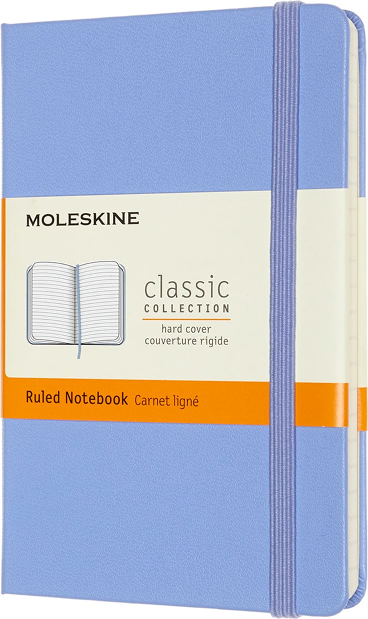 Notes w linię Moleskine P błękitny twarda oprawa