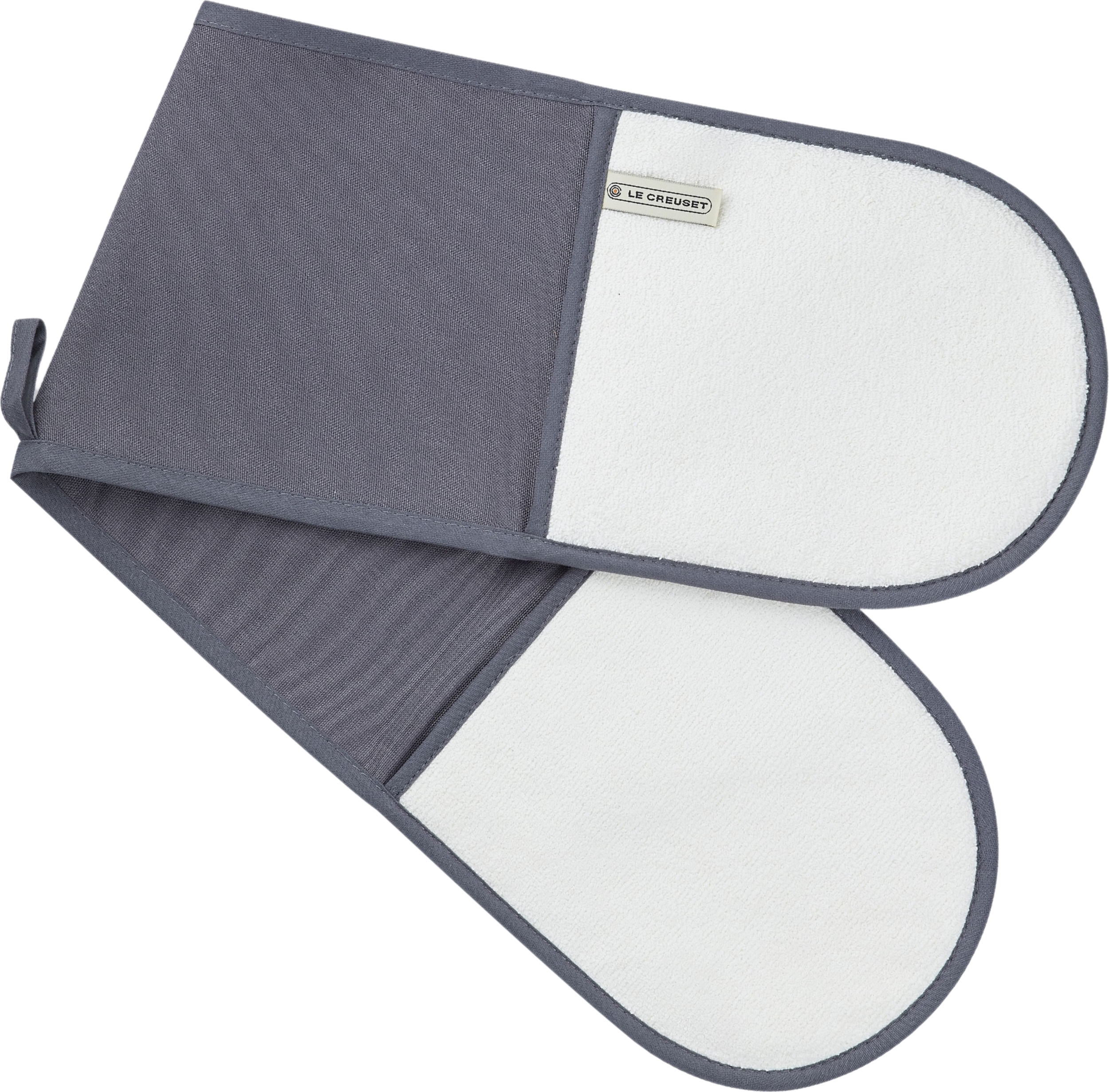 Rękawica kuchenna Le Creuset szara podwójna