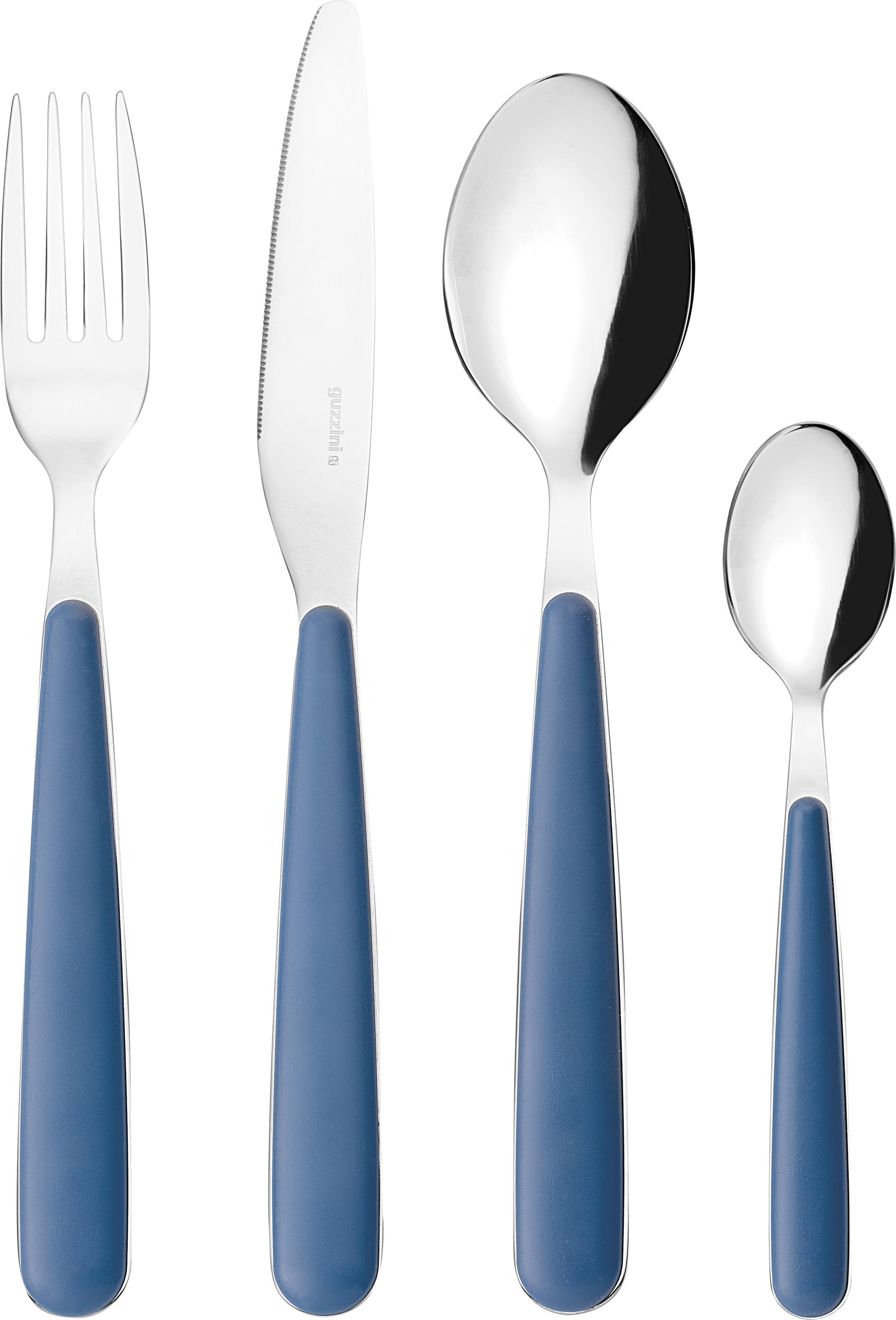 Komplet sztućców Pop ciemnoniebieski 24 el.