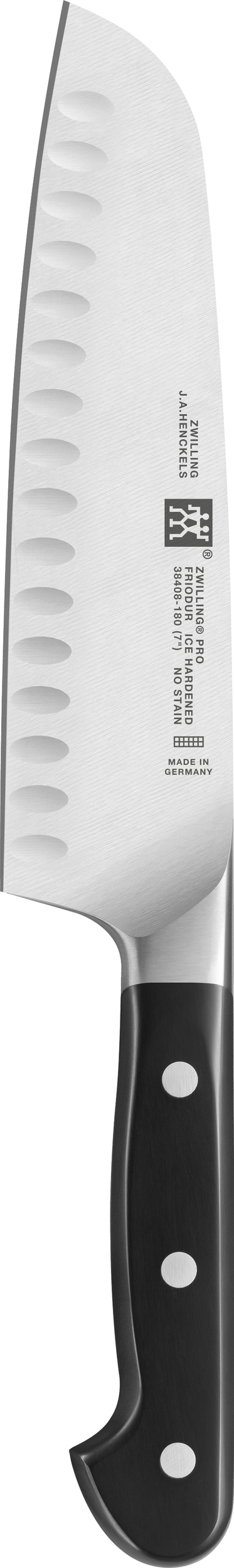 Nóż santoku karbowany Zwilling Pro 18 cm