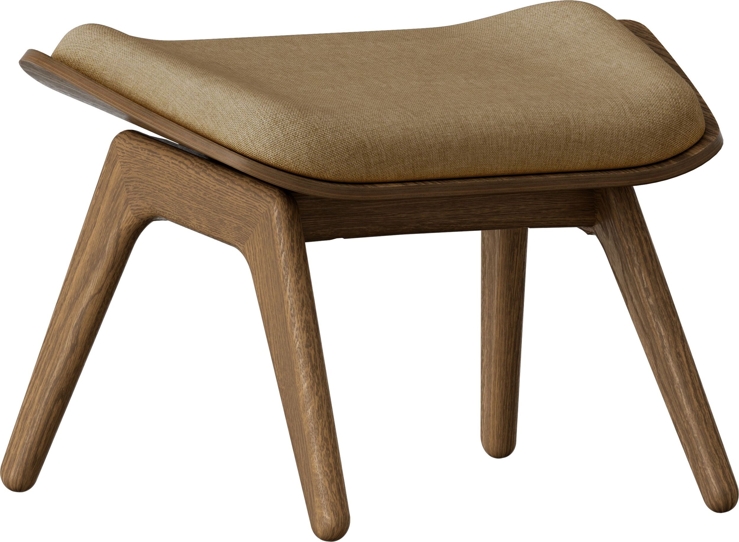 Podnóżek The Reader brązowy na ciemnych dębowych nogach