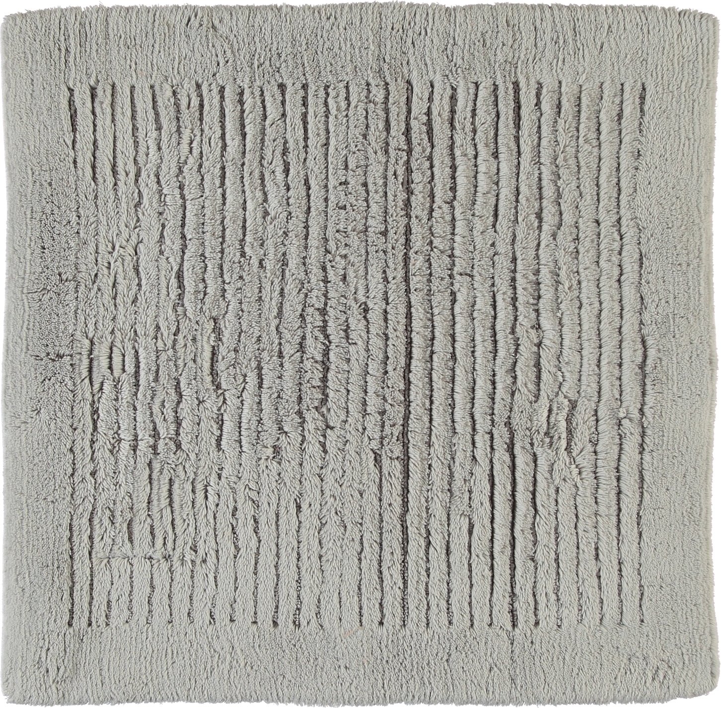 Dywanik łazienkowy Cawo ręcznie tkany 60 x 60 cm szary