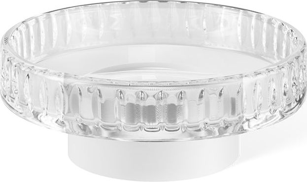 Mydelniczka Century karbowana biały mat