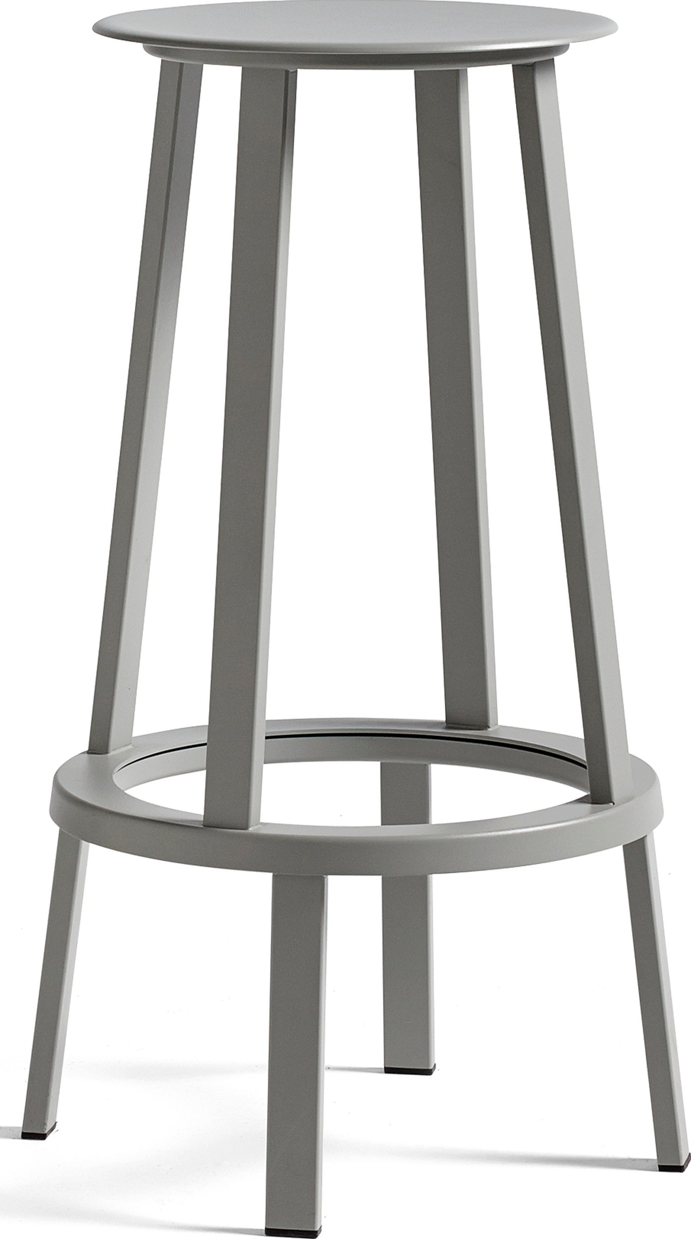 Stołek barowy Revolver 76 cm szary