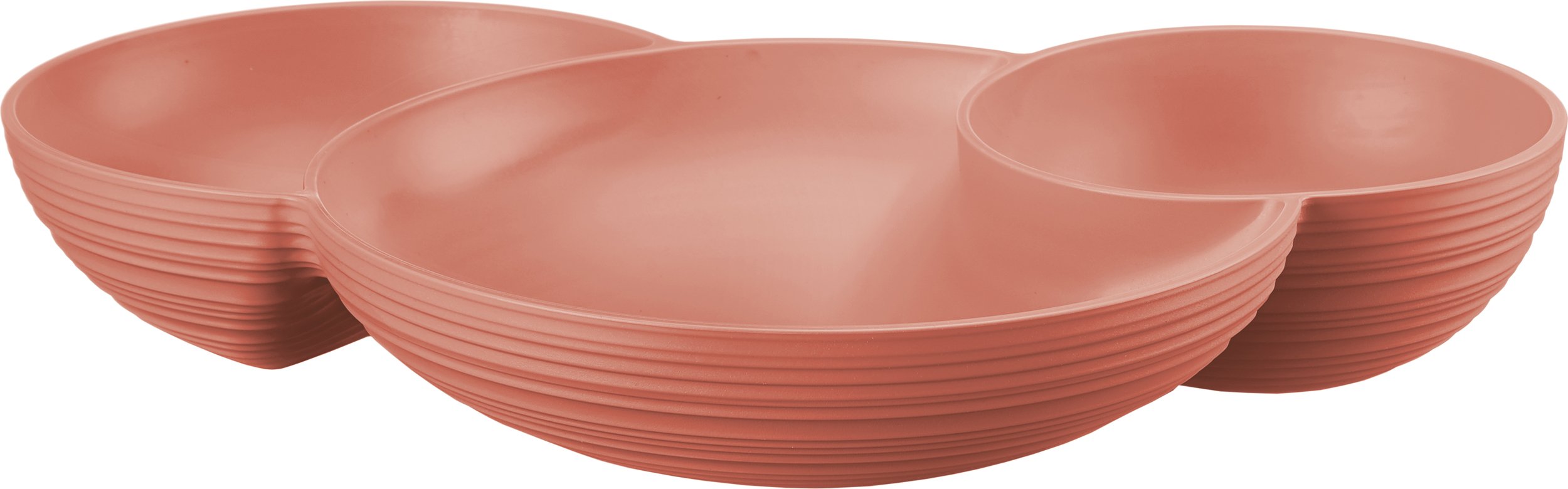 Miseczka na przekąski Tierra terakota potrójna