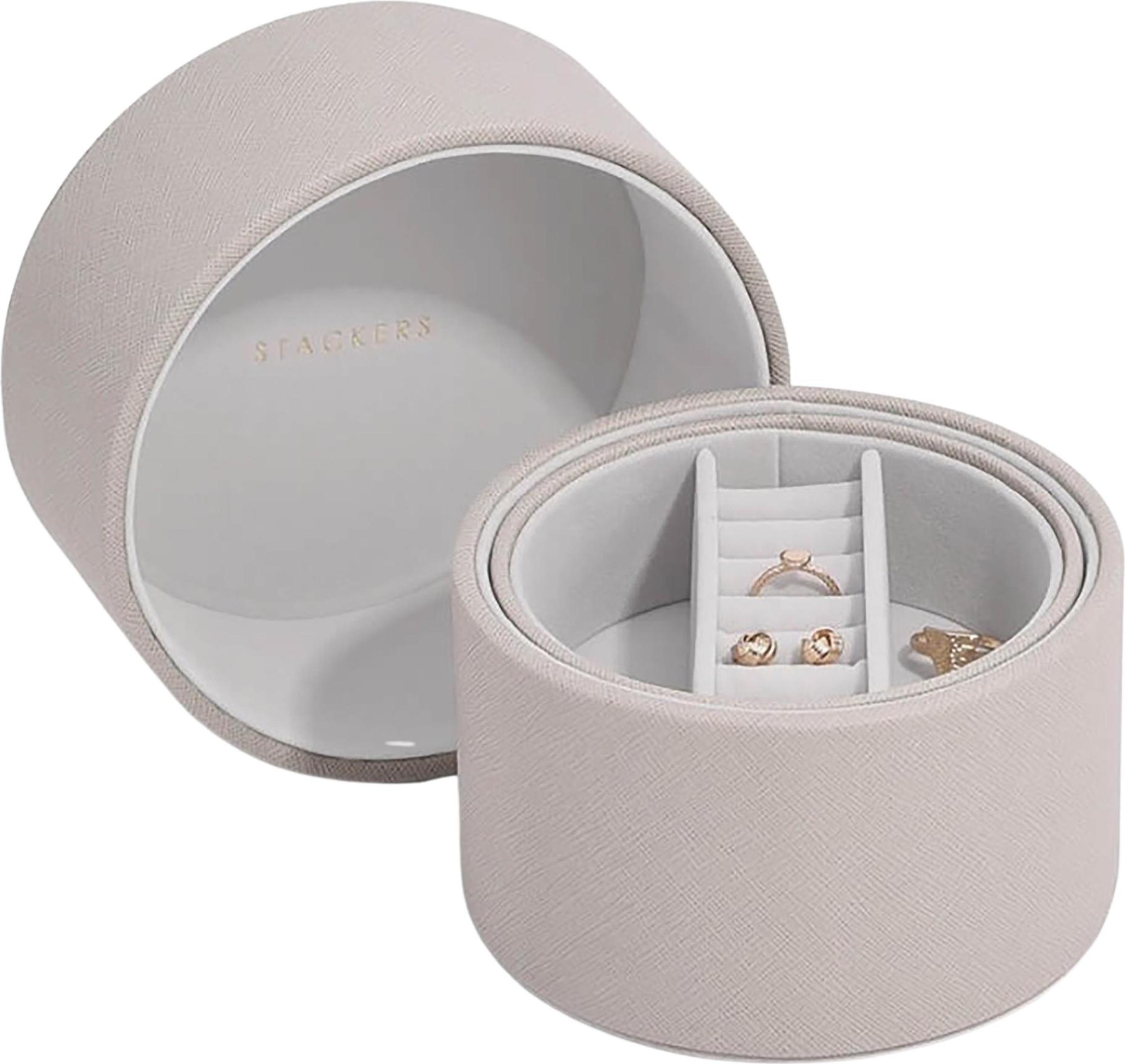 Pudełko na biżuterię Stackers Pod taupe podwójne