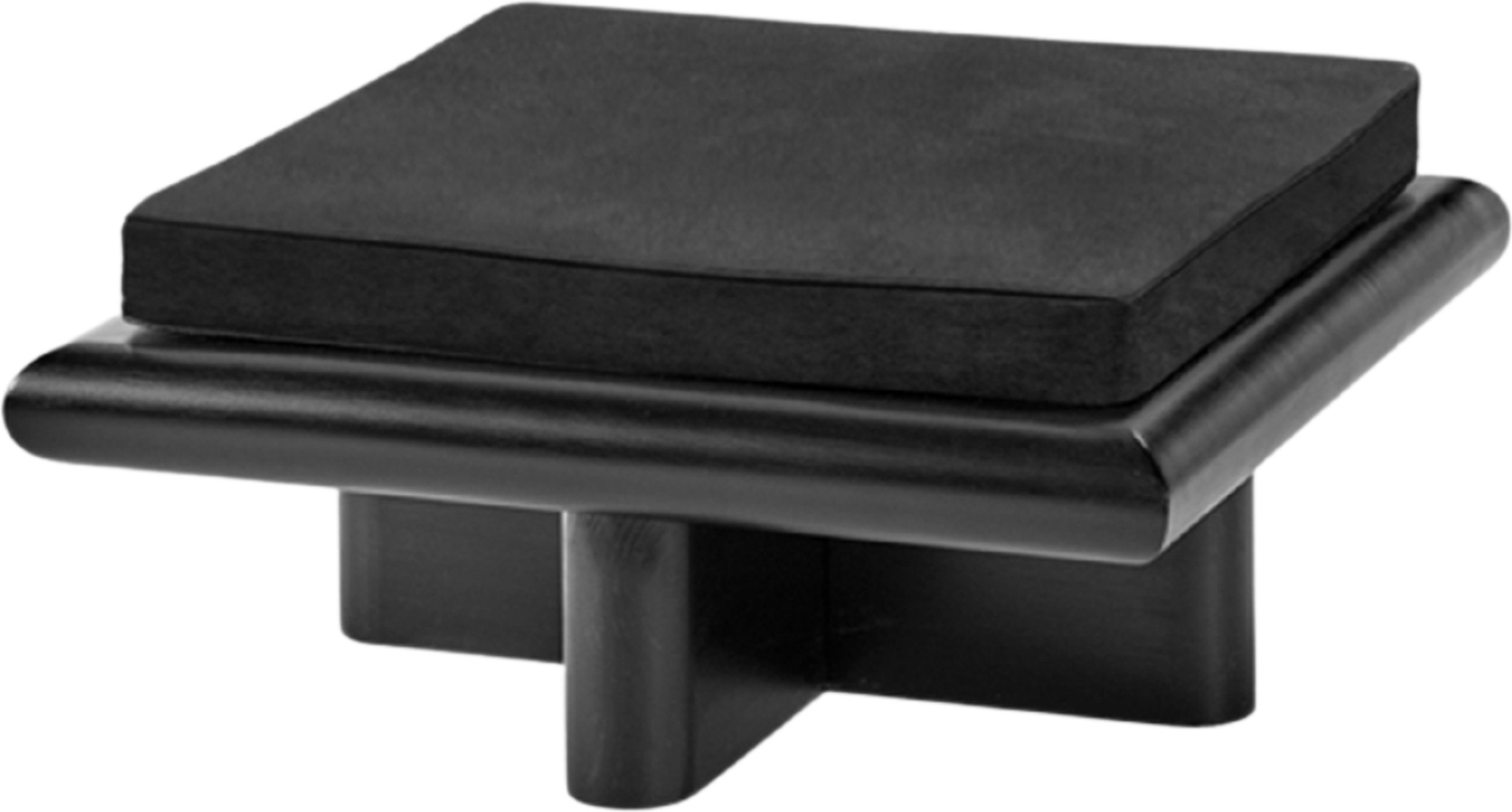 Puf Taka Licot 72 cm czarny drewno tulipanowca