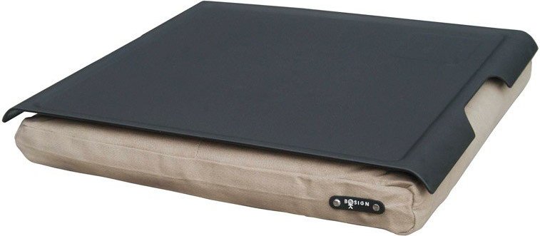 Taca Laptray z antypoślizgową powłoką czarna z piaskową poduszką