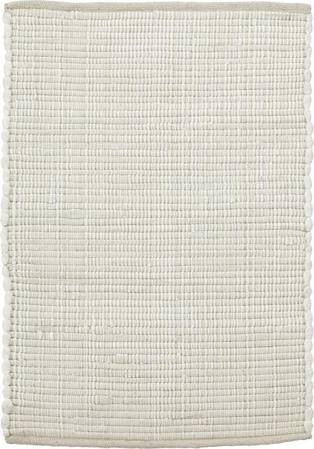 Dywan Chindi 60 x 90 cm biały