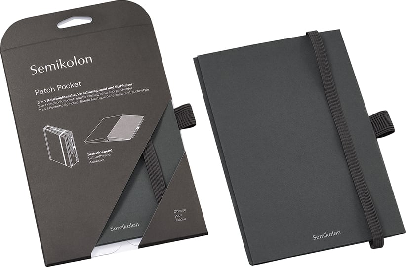 Kieszeń do notesu Semikolon A5 szara