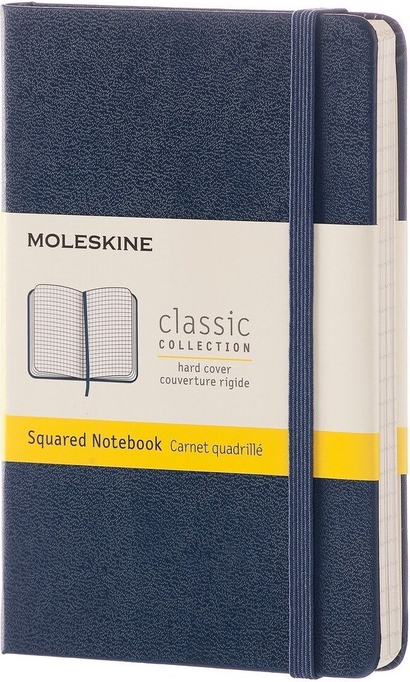 Notes w linię Moleskine P szafirowy twarda oprawa