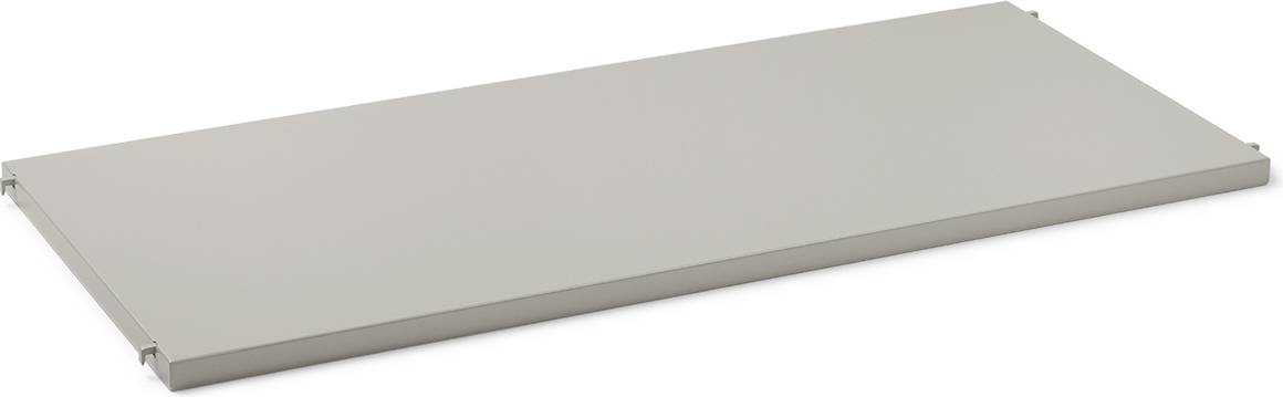 Półka do regału Punctual jasnoszara metalowa