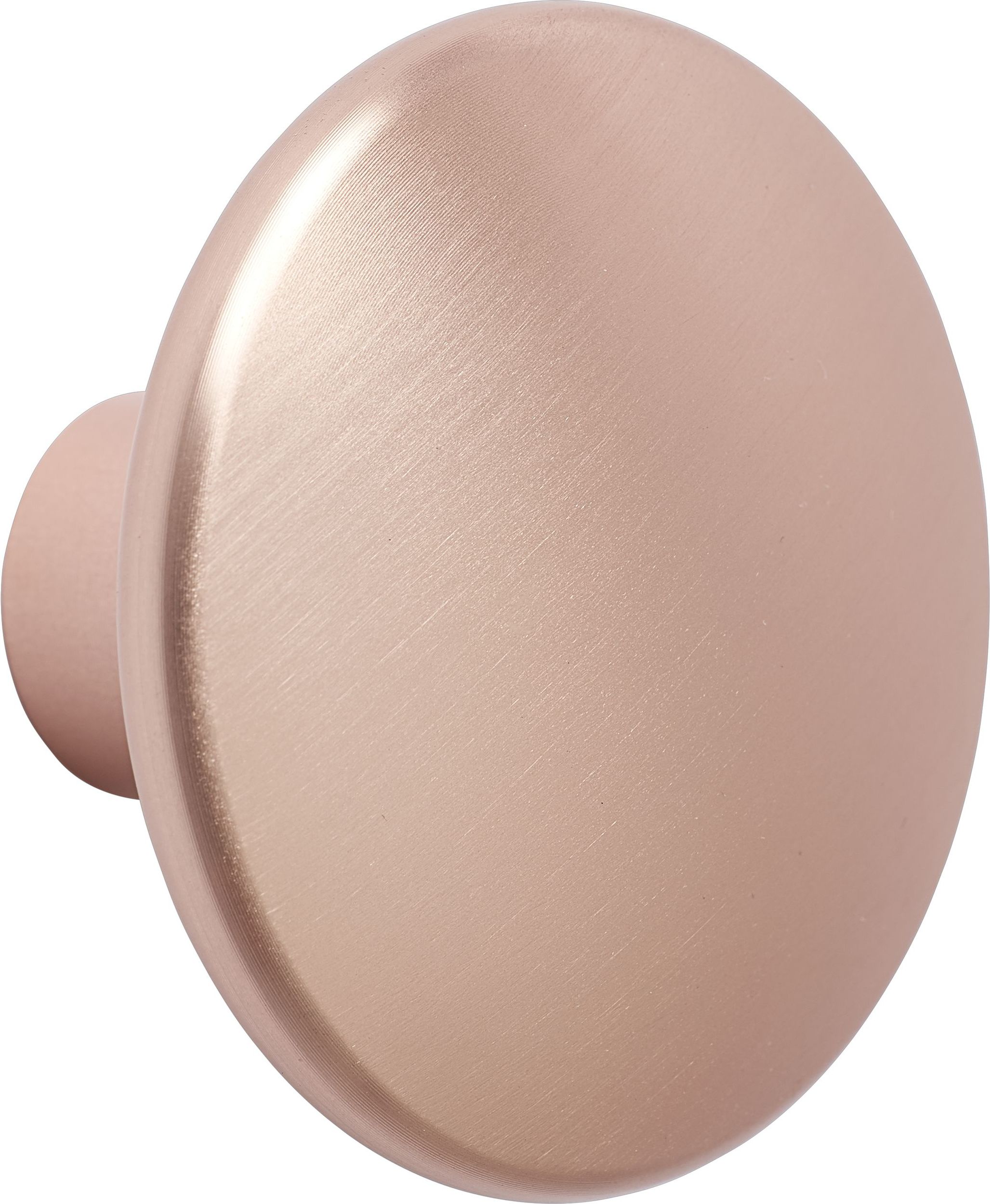 Haczyk ścienny Dots Metal 5 cm różowy